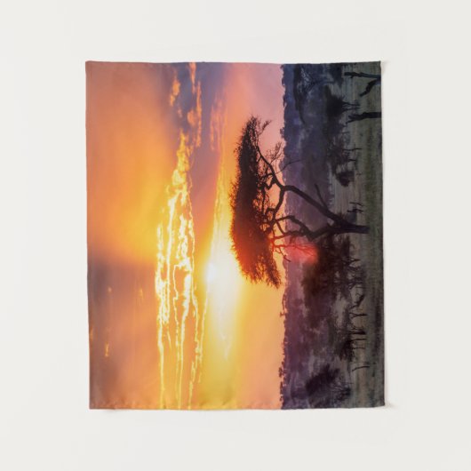 Safari in het Nationaal Park Serengeti Wandkleed (Voorkant)