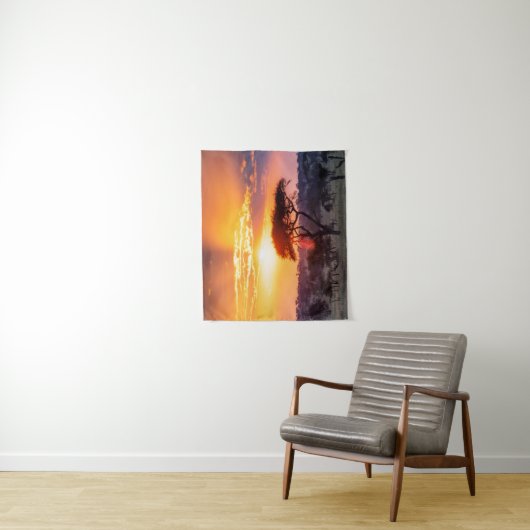 Safari in het Nationaal Park Serengeti Wandkleed (In situ)