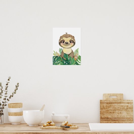 Safari in het Oerwoud Baby Poster (Keuken)