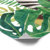 Safari in het Oerwoud Baby Zebra Poster (Hoek)