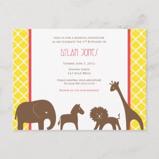 Safari_Invite.ai Uitnodiging Briefkaart