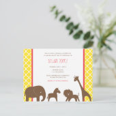 Safari_Invite.ai Uitnodiging Briefkaart (Staand voorkant)