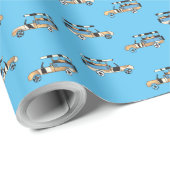 Safari jeep thema inpakpapier (Rol Hoek)