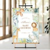 Safari jongen baby shower welkomstbord poster