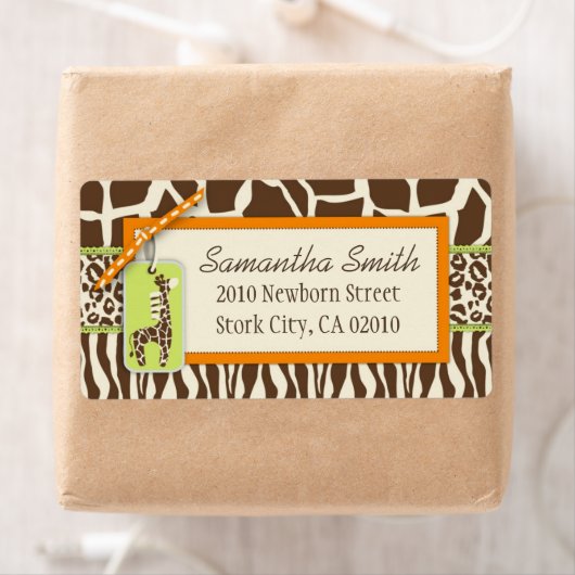 Safari Jongen OF Verzendlabel (Insitu)