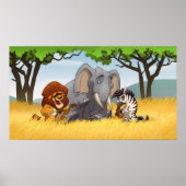 Safari Jug Band Poster (Voorkant)