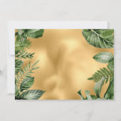 Safari Jungle Afrika Baby Shower Kaart (Achterkant)
