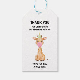 Safari Jungle Animal Green Boys Birthday Cadeaulabel