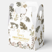 Safari Jungle Animals Birthday Party Favor Box Bedankdoosjes (Geopend)