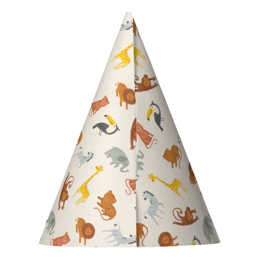 Safari Jungle Animals Feesthoedjes (Achterkant)