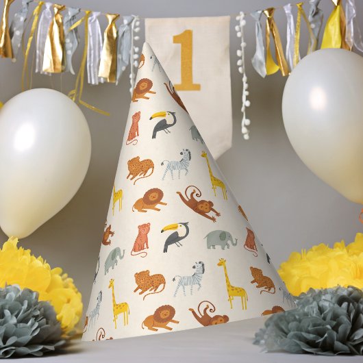 Safari Jungle Animals Feesthoedjes