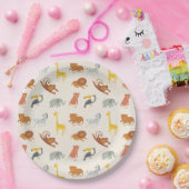 Safari Jungle Animals Papieren Bordje (Feest)