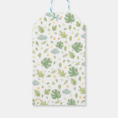 Safari Jungle Animals Wild One Birthday Thank You Cadeaulabel (Achterkant)