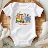 Safari jungle dieren kinder verjaardag romper