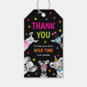 Safari Jungle Dieren Verjaardag Cadeautags Cadeaulabel (Voorkant)
