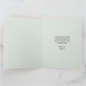 Safari Jungle Dieren Verjaardag Dank Je Kaart (Binnen)