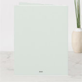 Safari Jungle Dieren Verjaardag Dank Je Kaart (Achterkant)