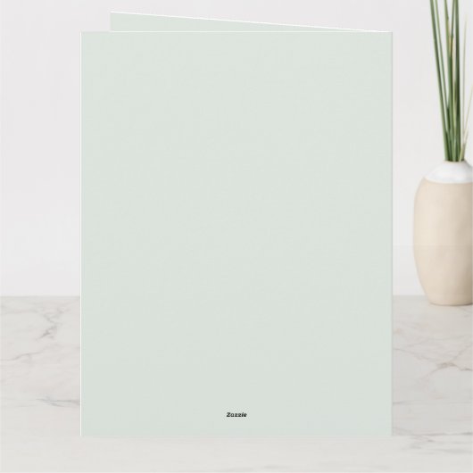 Safari Jungle Dieren Verjaardag Dank Je Kaart (Achterkant)