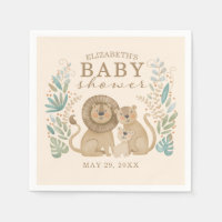 Safari Jungle Leeuwen Jongens Baby Shower