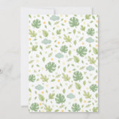 Safari Jungle Time Capsule Note Message Card Bedankkaart (Achterkant)