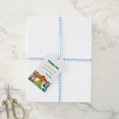 Safari Jungle Verjaardag Cadeautags Cadeaulabel (Met Touw)