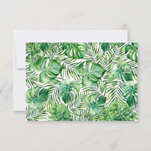 Safari Kids Foto Verjaardag Bedankkaart (Achterkant)