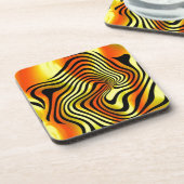 Safari-kleur Bier Onderzetter (Linkerzijde)