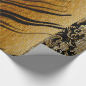 Safari Knight Elegant Animal Cadeaupapier (Hoek)