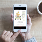 Safari Koppels Baby Jongen Douche Kaart