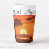 safari latte mok (Voorkant)