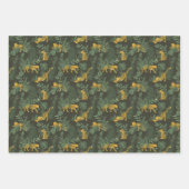Safari Leopard Print Wrapping Paper Sheets (Voorkant)