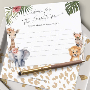 Safari Leuke Dieren Advies voor mama kaarten
