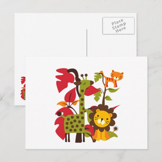 Safari Life Briefkaart (Voorkant / Achterkant)