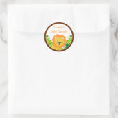 Safari Lion Baby shower Favor Stickers (Tas)