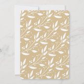 Safari Lion Baby shower Invitation Kaart (Achterkant)