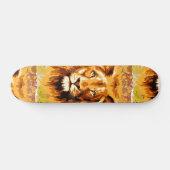 Safari Lion | Colorful Lion Skateboard (Horizontaal)