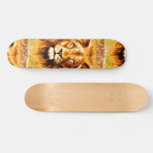 Safari Lion | Colorful Lion Skateboard (Horizontaal)