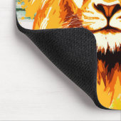 Safari Lion Muismat | Colorful Lion Mousepad (Hoek)