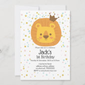 safari lion oerwoud lion , dierenschildering kaart (Voorkant)