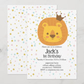 safari lion oerwoud lion , dierenschildering kaart (Voorkant / Achterkant)