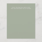 Safari Lions GENDER REVEAL Baby Shower Invitations (Achterkant)