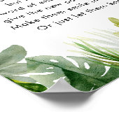 Safari Luiers Late Night Baby shower Poster (Hoek)