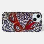 Safari Luipaard Print Venetië maskerade masker Case-Mate iPhone Case (Achterkant (horizontaal))