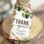 Safari Luipaardprint cadeaubijgaande kaartjes Encl Cadeaulabel