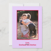 Safari Mam's Birthday Lavender Feestdagenkaart (Achterkant)