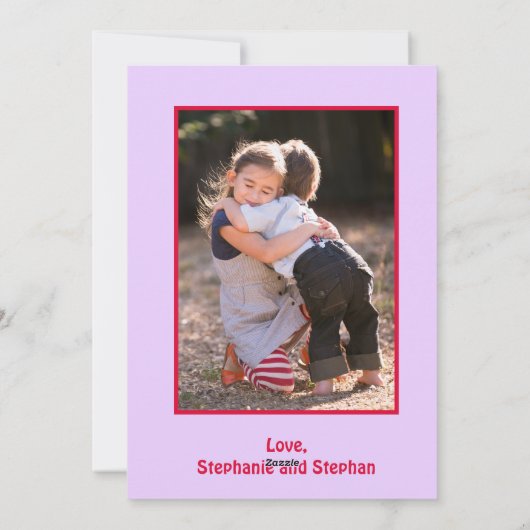 Safari Mam's Birthday Lavender Feestdagenkaart (Achterkant)