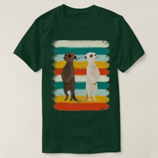 Safari Meerkat T-shirt (Design voorkant)