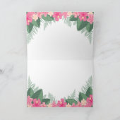 Safari meisje bedankt kaart (Binnen)