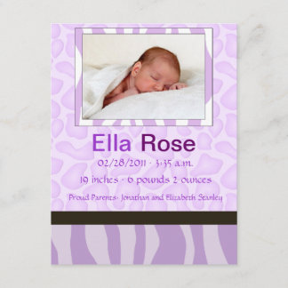 Safari Mix - Baby op Zebra en Giraffe Aankondiging