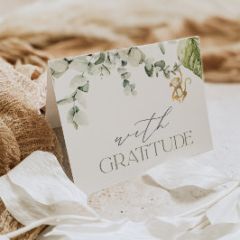 Safari Monkey Baby shower Bedankkaart